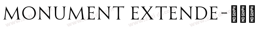 Monument Extende字体转换